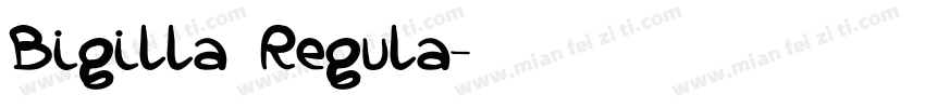 Bigilla Regula字体转换